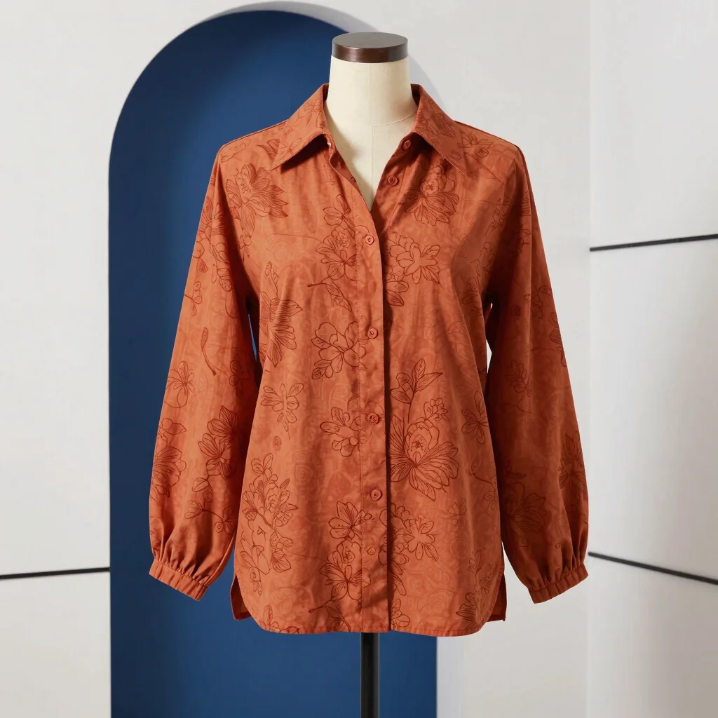 Saffron Block Blouse