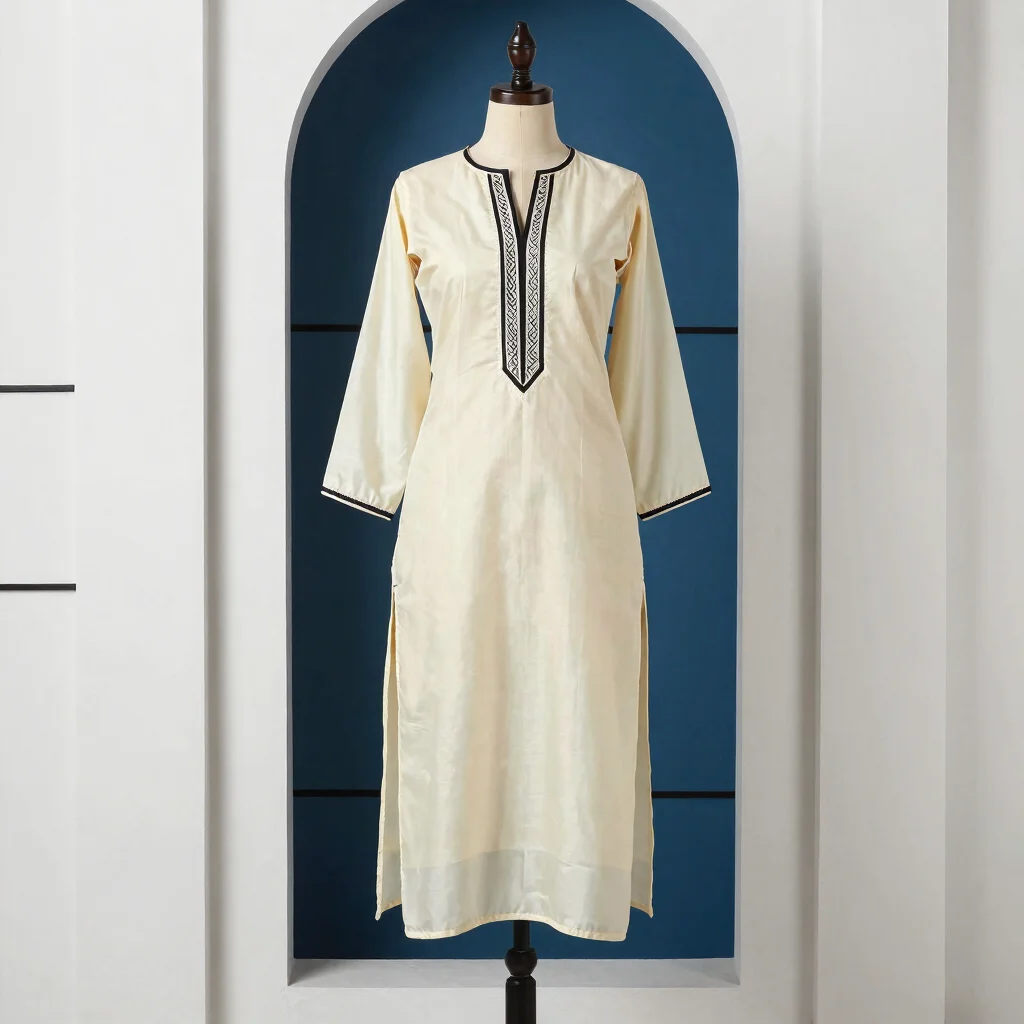 Ivory Column Kurta